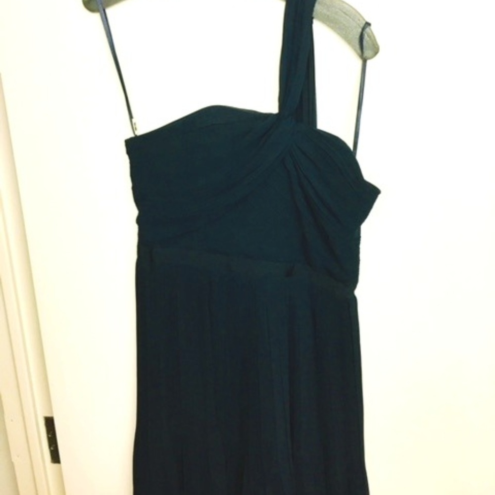Club Monaco One Shoulder Blue Dress Size 8